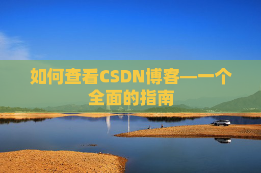 如何查看CSDN博客—一个全面的指南